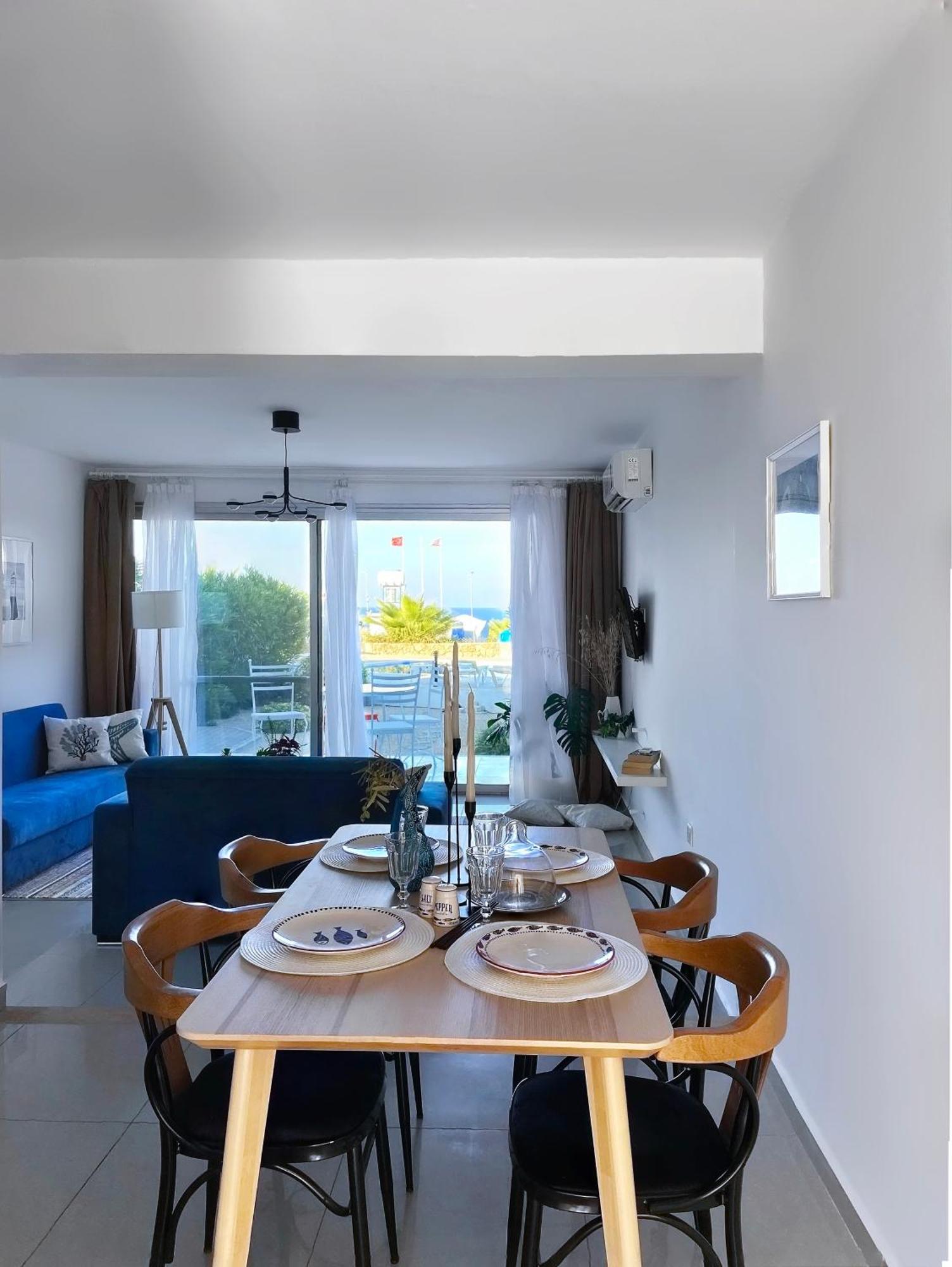 Spacious Three-Bedroom Apartment With Sea View A4 Lápithosz Kültér fotó